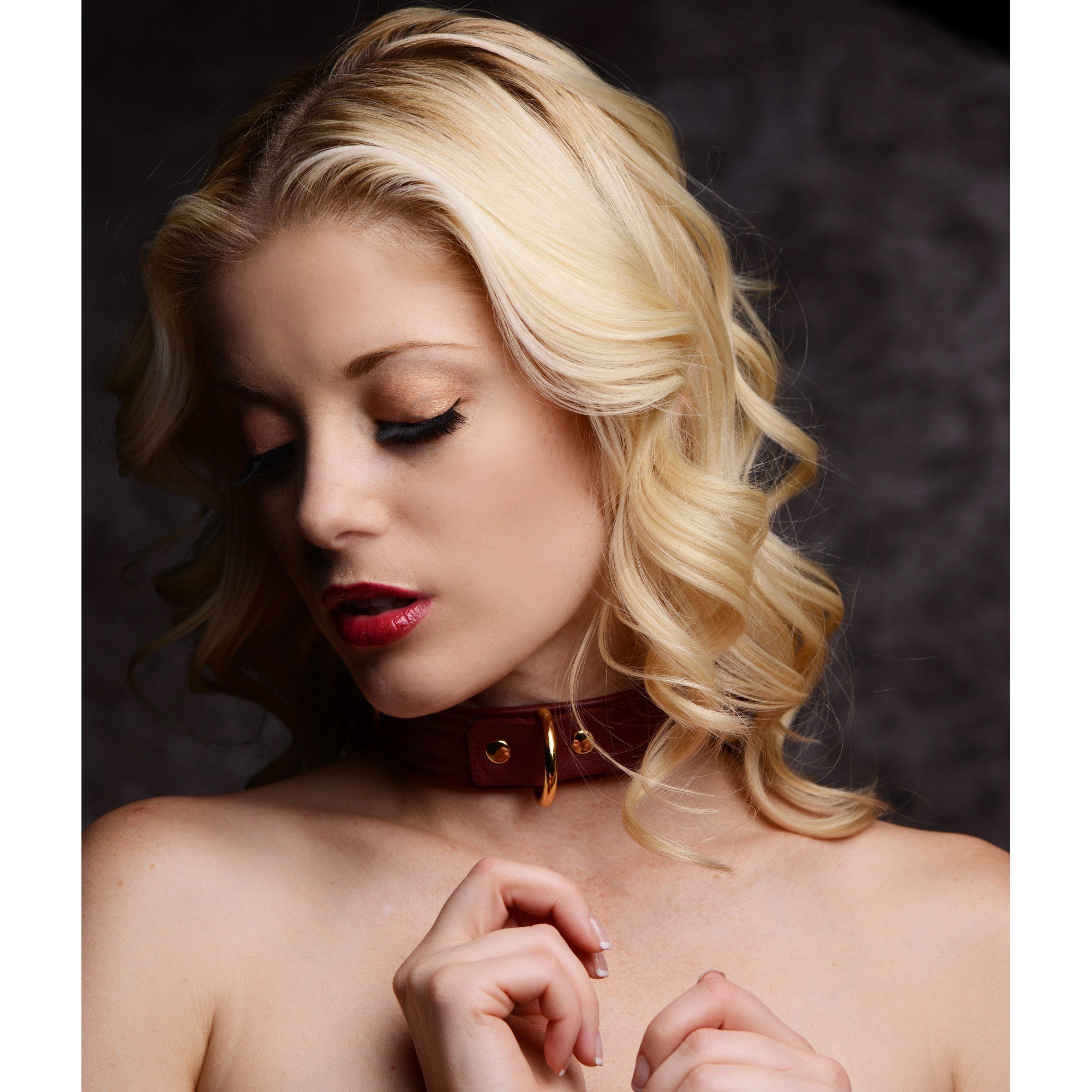 Strict Leather Luxury Locking Collar For Discount