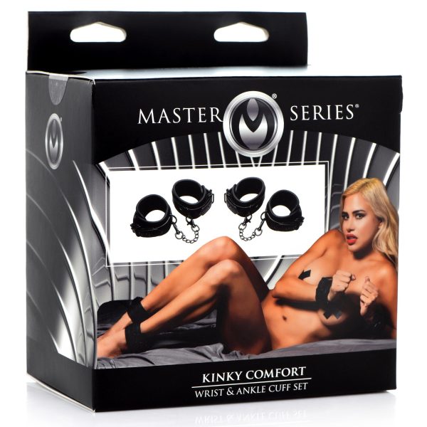 Kinky Comfort Wrist and Ankle Cuff Set For Cheap - Image 5