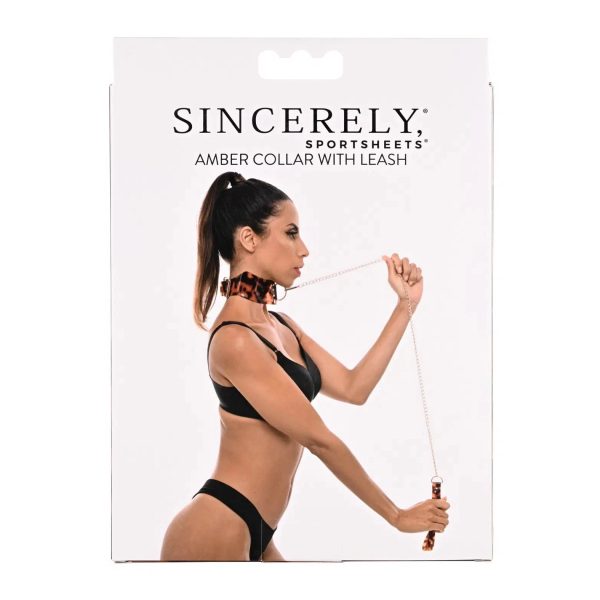Amber Collar with Leash Online now - Image 5