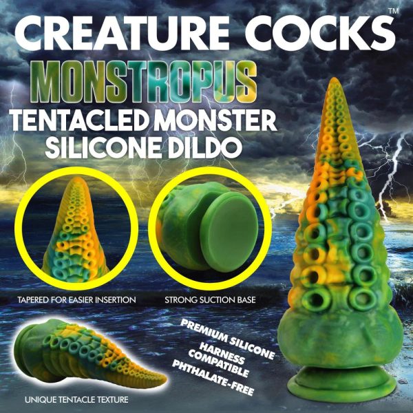 Monstropus Tentacled Monster Silicone Dildo Fashion - Image 3