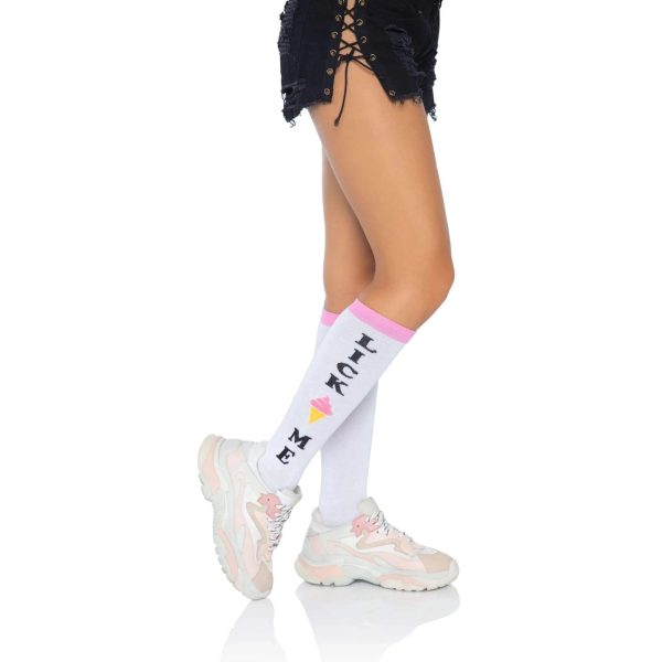 Leg Avenue Lick Me Knee Socks Supply - Image 2