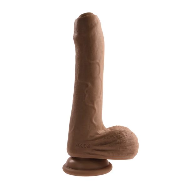 Peek A Boo Uncircumcised Vibrating Dildo For Cheap