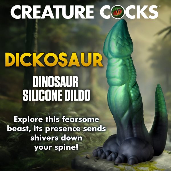 Dickosaur Dinosaur Silicone Dildo Hot on Sale - Image 3